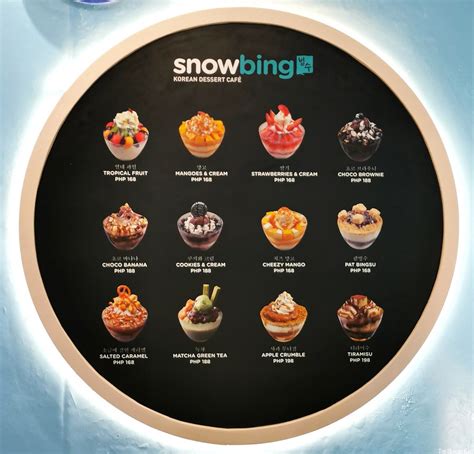 bingsu sm north|Snowbing Korean Dessert Cafe is Back at SM City North EDSA.